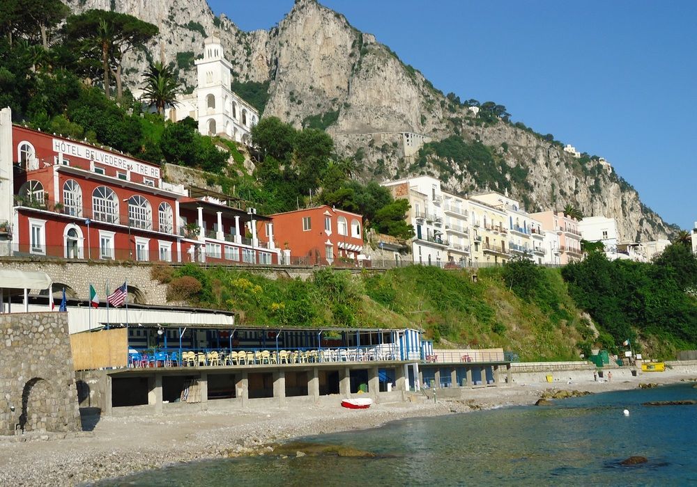 Hotel Belvedere E Tre Re Капри Екстериор снимка